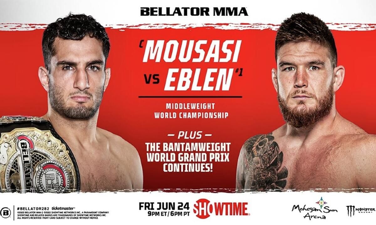 Официальный постер турнира Bellator 282 Официальный постер турнира Bellator 282 - РИА Новости, 1920, 25.06.2022