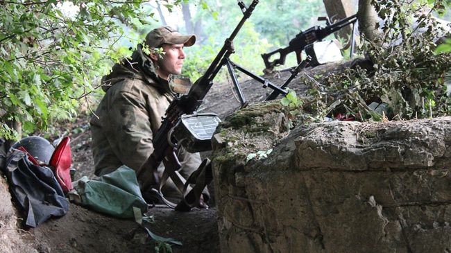 Боец чеченского отряда Ахмат