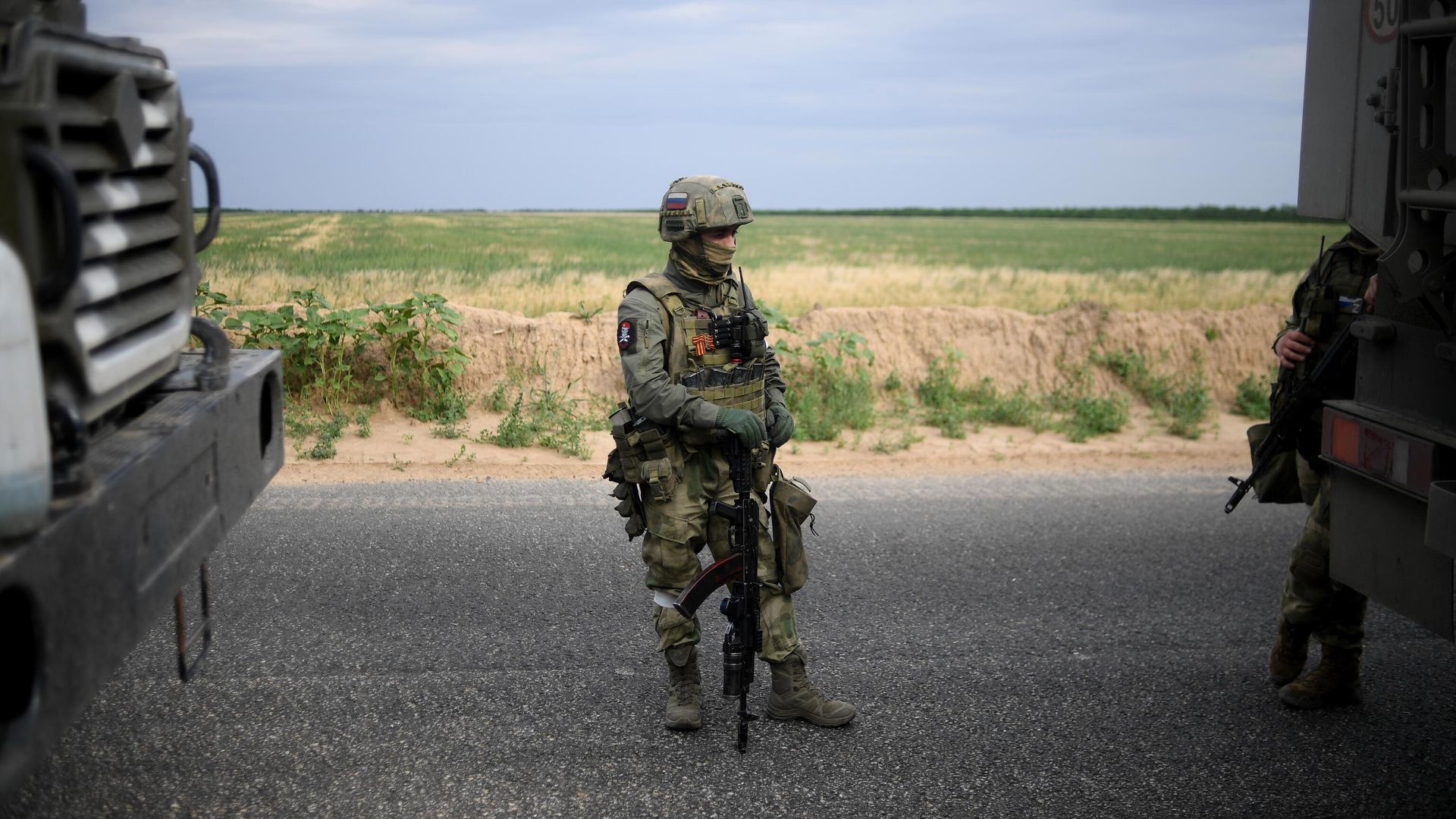 Военнослужащий ВС России в южном секторе специальной военной операции на Украине - РИА Новости, 1920, 29.06.2022