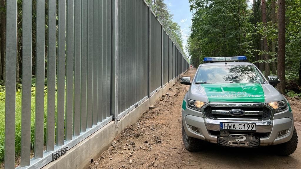 Заграждение на границе Польши и Белоруссии Заграждение на границе Польши и Белоруссии - РИА Новости, 1920, 30.06.2022