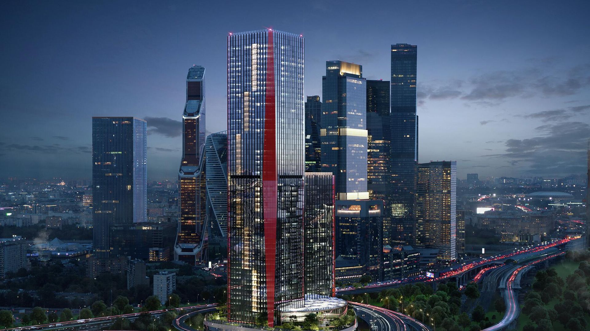 Небоскребы iCity в Москве - РИА Новости, 1920, 02.10.2025