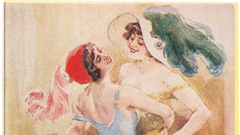Почтовая карточка частного издательства времен НЭПа, СССР. 1920-е годы
