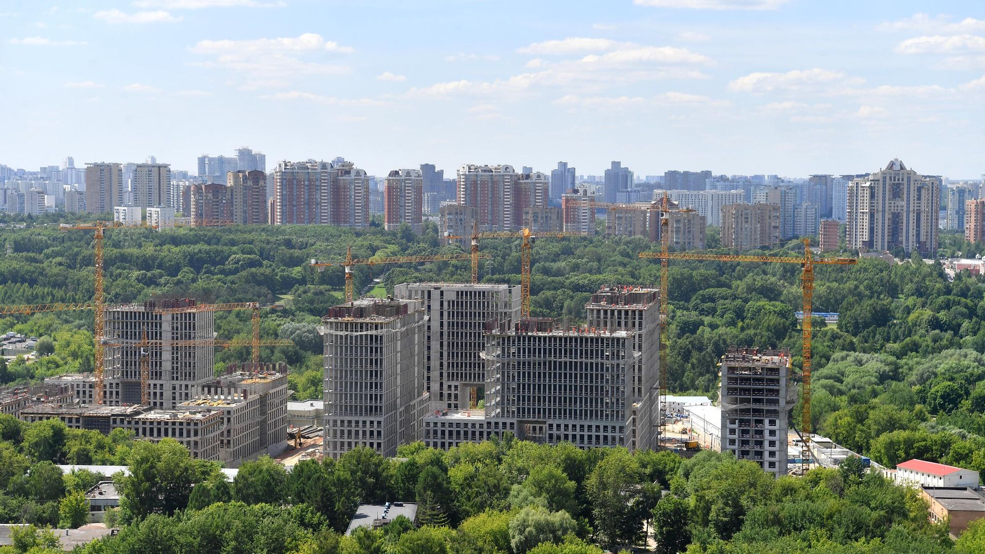 Новостройки на юго-западе Москвы Новостройки на юго-западе Москвы - РИА Новости, 1920, 17.08.2022