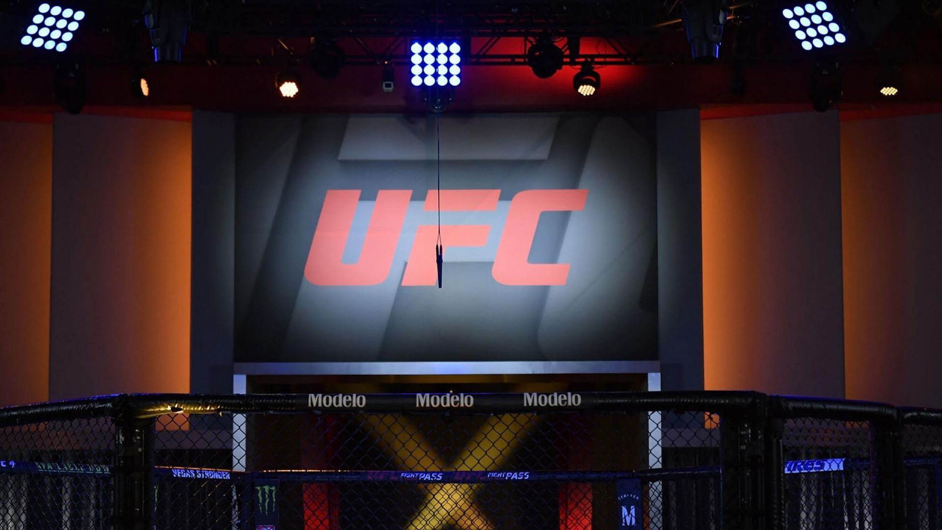 Октагон на арене UFC APEX в Лас-Вегасе (США) Октагон на арене UFC APEX в Лас-Вегасе (США) - РИА Новости, 1920, 05.02.2023