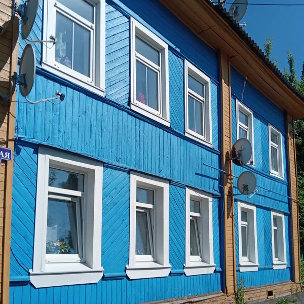 Старинный деревянный дом в Бежецке