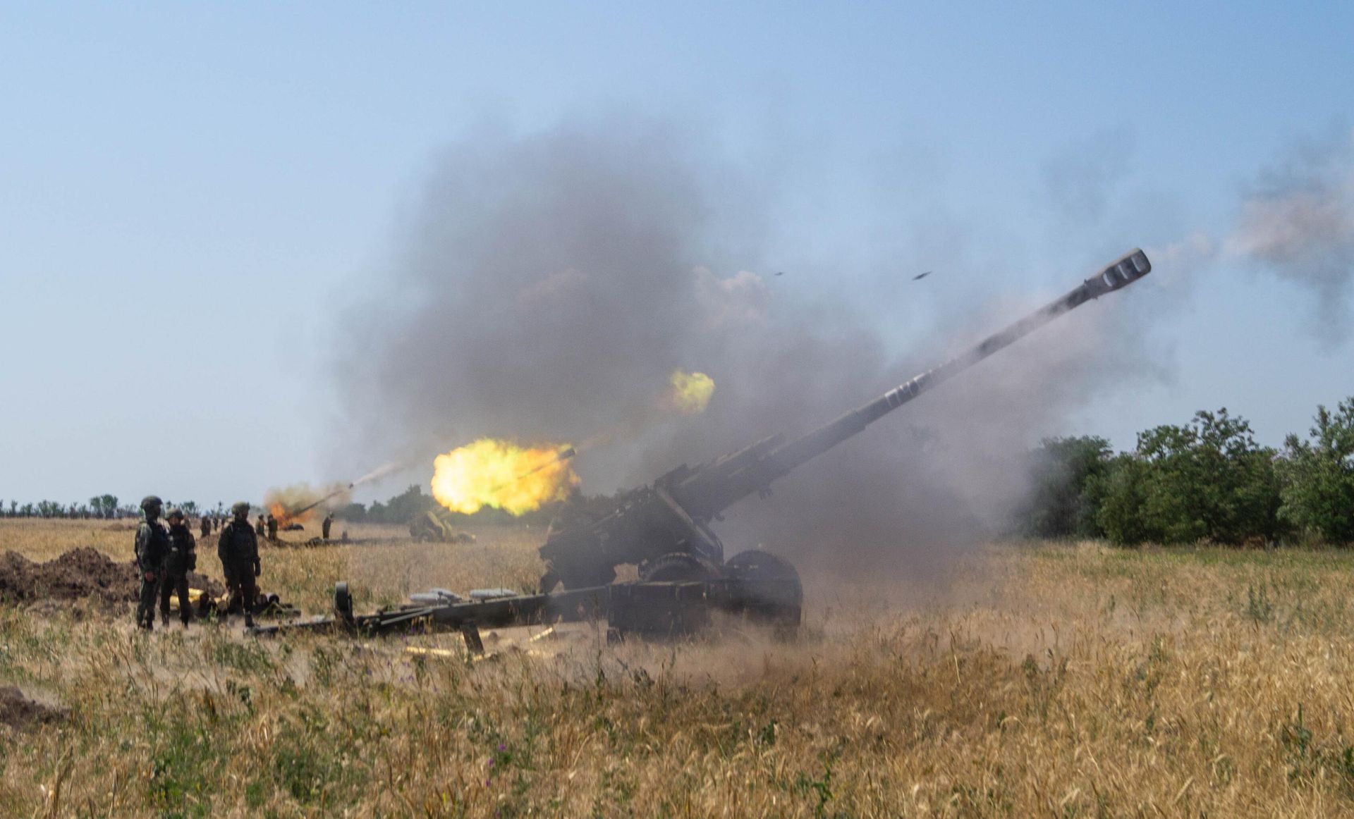 Боевая работа артиллерийских расчетов в ходе специальной военной операции Боевая работа артиллерийских расчетов в ходе специальной военной операции - РИА Новости, 1920, 27.09.2023