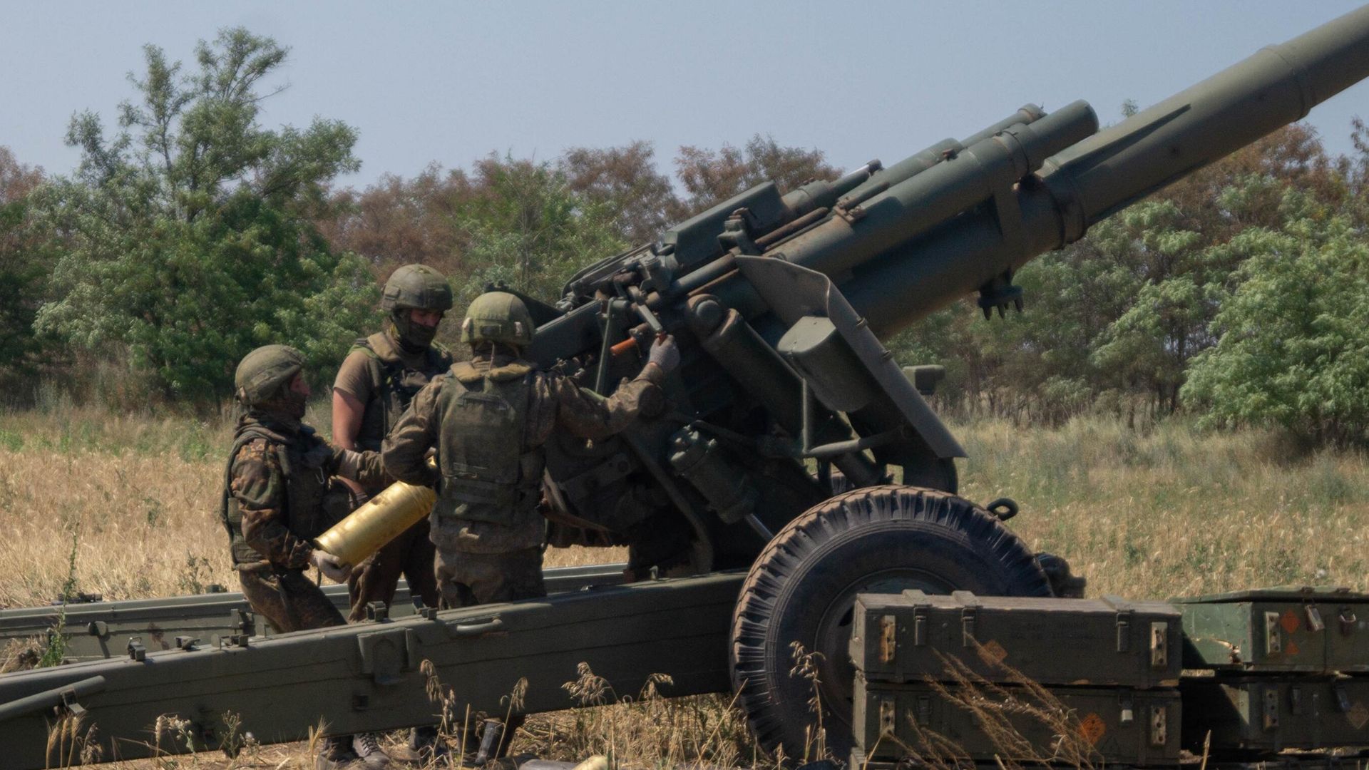 Боевая работа артиллерийских расчетов в ходе специальной военной операции - РИА Новости, 1920, 29.05.2023