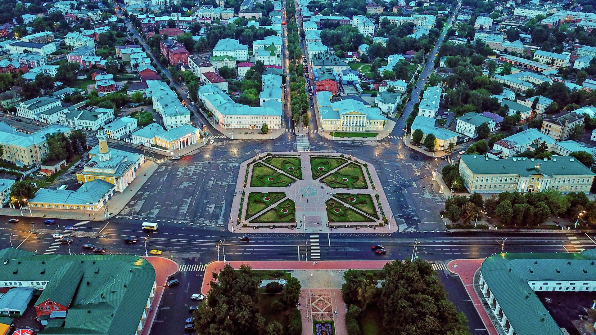 Сусанинская площадь в Костроме Сусанинская площадь в Костроме - РИА Новости, 1920, 12.08.2022