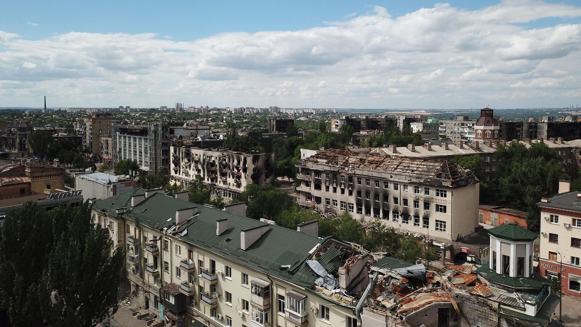 Вид на проспект Мира в Мариуполе - РИА Новости, 1920, 21.07.2022