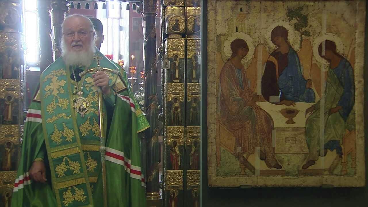 Проповедь патриарха Кирилла в Троицком соборе Троице-Сергиевой лавры Проповедь патриарха Кирилла в Троицком соборе Троице-Сергиевой лавры - РИА Новости, 1920, 17.07.2022