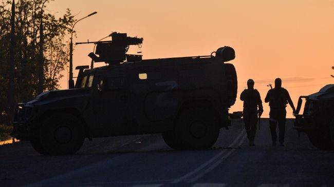Военнослужащие Народной милиции ДНР