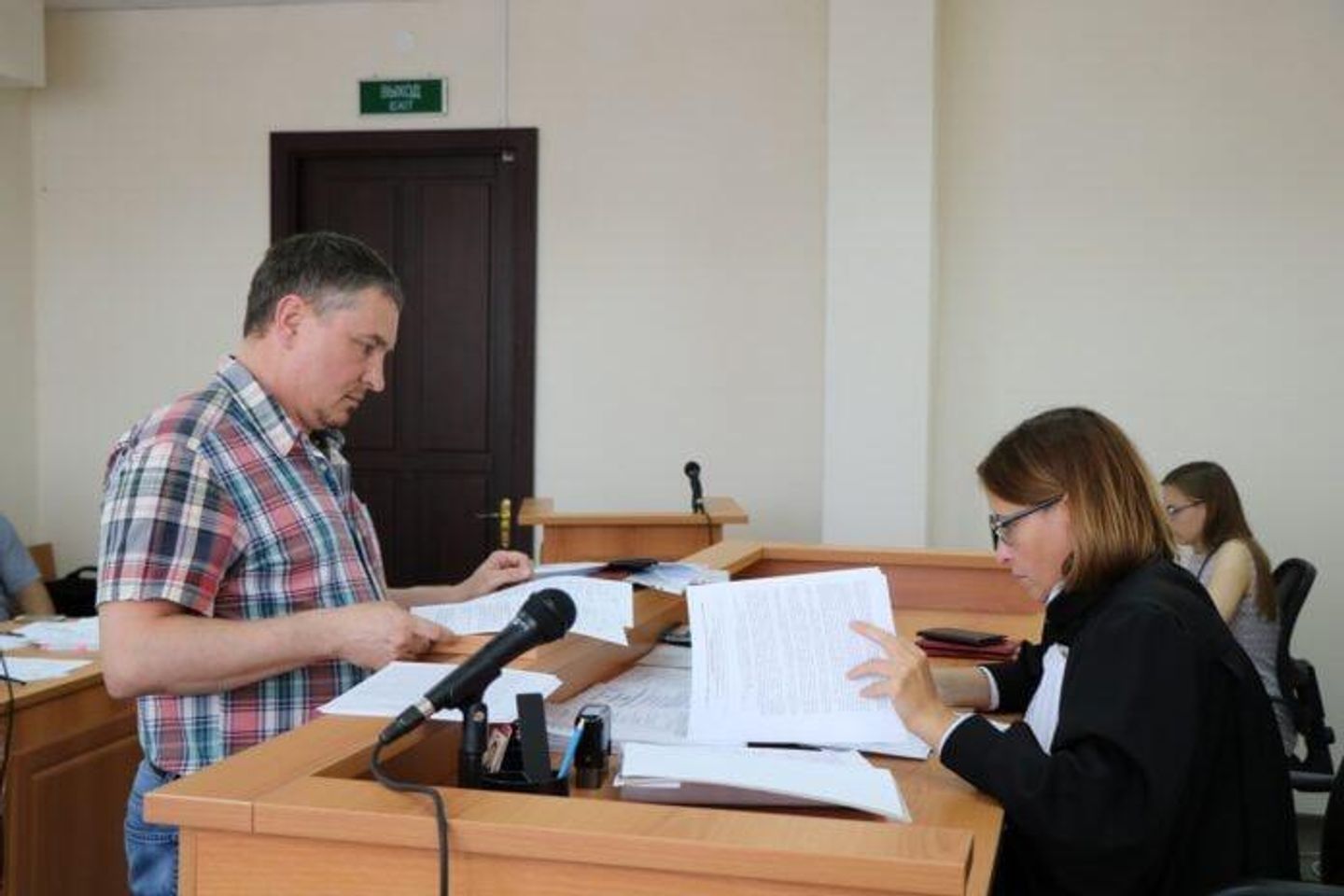 Алексей Соколов в суде по делу о нарушении прав осужденных женской колонии