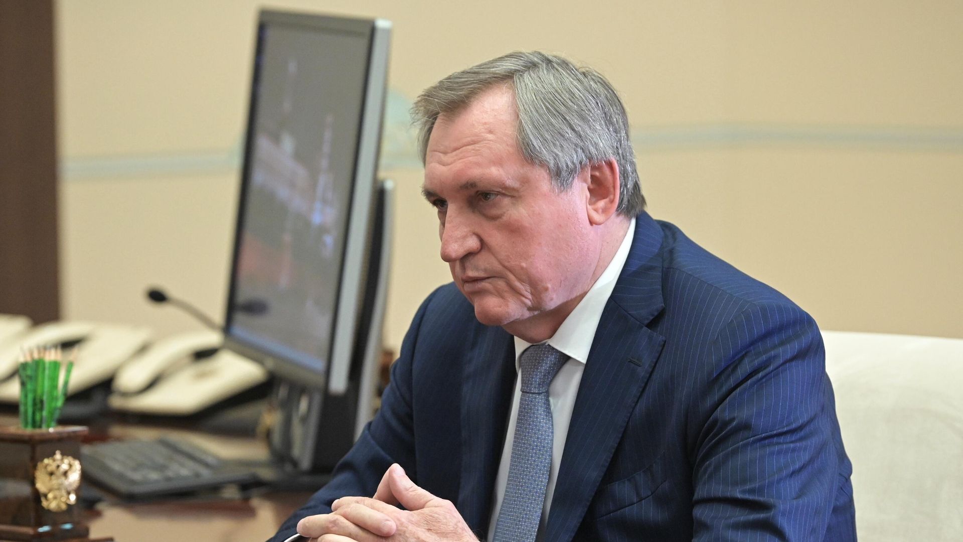 Министр энергетики РФ Николай Шульгинов во время встречи с президентом РФ Владимиром Путиным Министр энергетики РФ Николай Шульгинов во время встречи с президентом РФ Владимиром Путиным - РИА Новости, 1920, 21.07.2022