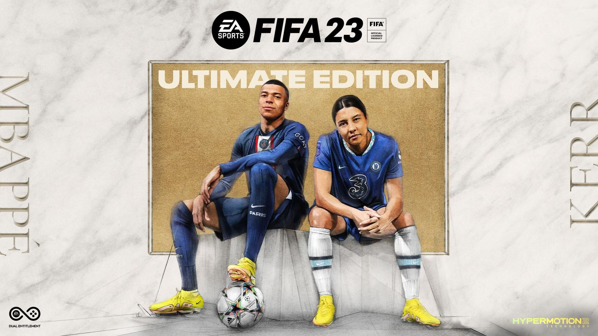 Официальная обложка FIFA 23 Официальная обложка FIFA 23 - РИА Новости, 1920, 21.07.2022