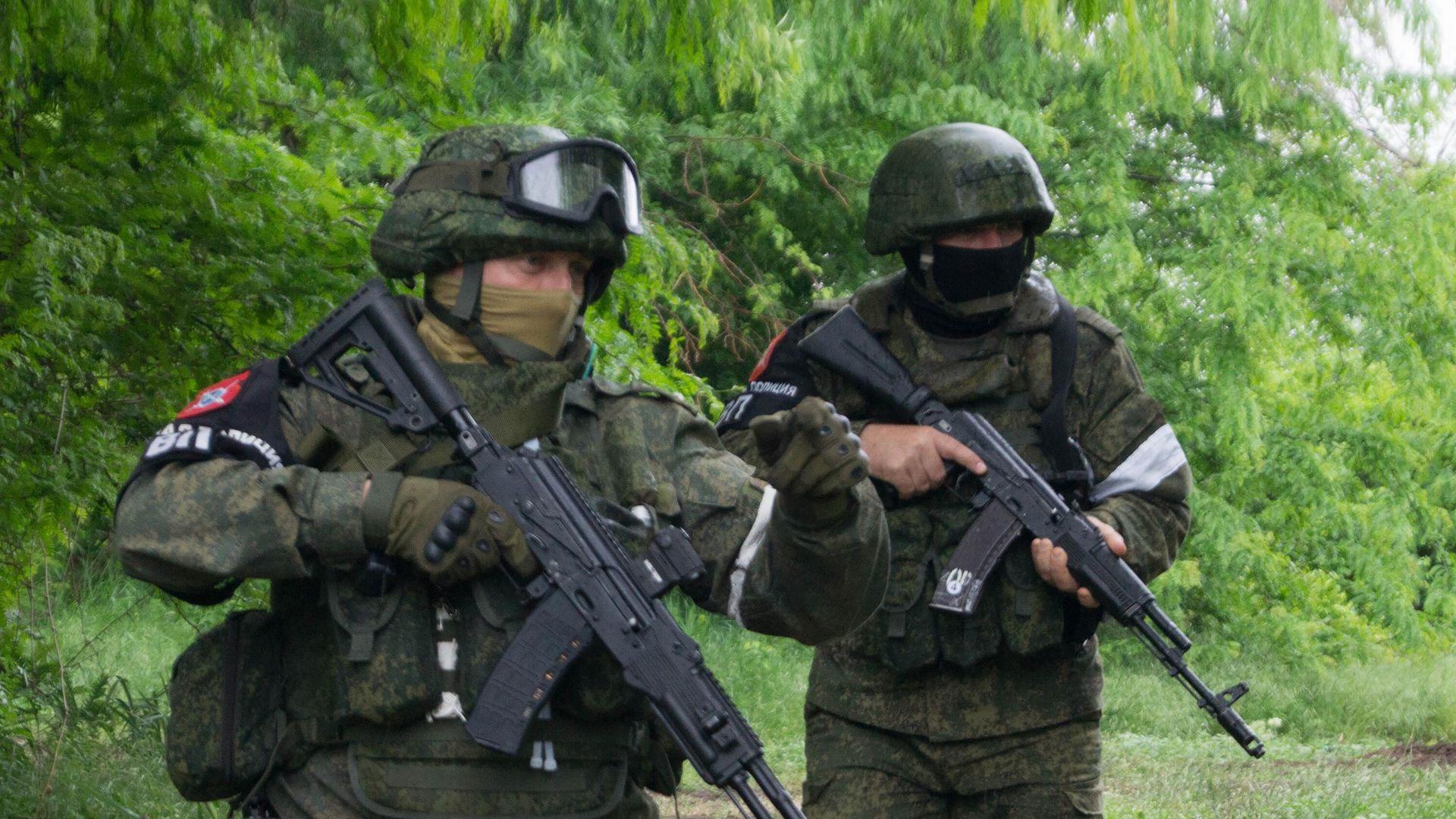 Сотрудники военной полиции РФ в Херсонской области Сотрудники военной полиции РФ в Херсонской области - РИА Новости, 1920, 27.07.2022
