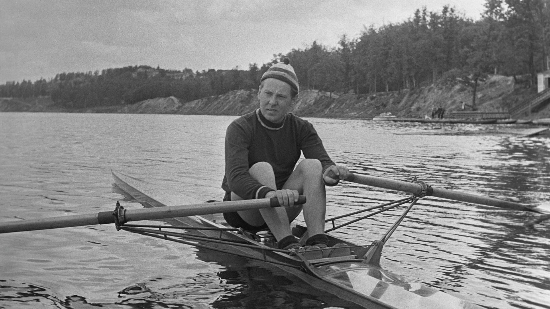 Двукратный олимпийский чемпион, заслуженный мастер спорта, многократный чемпион СССР в составе спортклуба Красное Знамя, чемпион Европы Юрий Сергеевич Тюкалов. Двукратный олимпийский чемпион, заслуженный мастер спорта, многократный чемпион СССР в составе спортклуба Красное Знамя, чемпион Европы Юрий Сергеевич Тюкалов. - РИА Новости, 1920, 23.07.2022