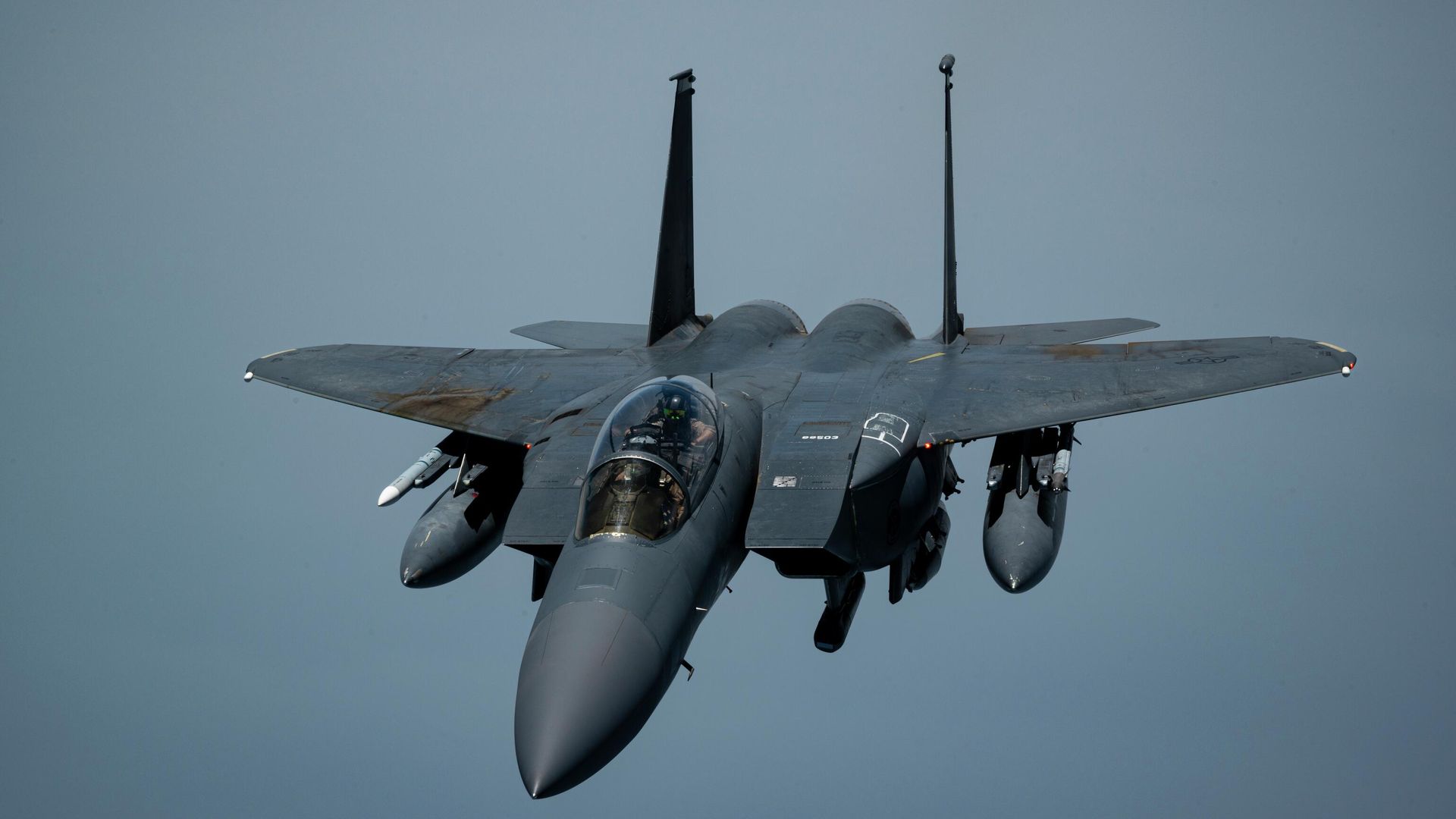 Истребитель F-15E Strike Eagle ВВС США - РИА Новости, 1920, 14.04.2024