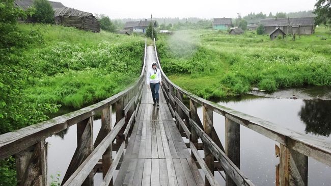 Шондовичи, подвесной мост Шондовичи, подвесной мост