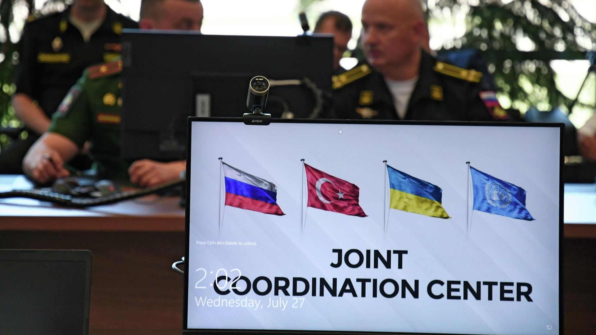Координационный центр по транспортировке зерна с Украины в Стамбуле Координационный центр по транспортировке зерна с Украины в Стамбуле - РИА Новости, 1920, 09.08.2022