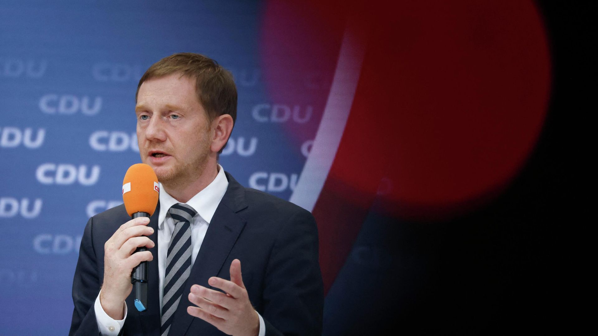 Премьер-министр Саксонии Михаэль Кречмер Премьер-министр Саксонии Михаэль Кречмер - РИА Новости, 1920, 31.07.2022
