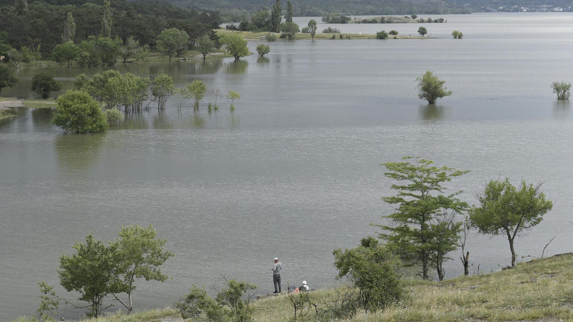 Симферопольское водохранилище в Крыму - РИА Новости, 1920, 02.08.2022