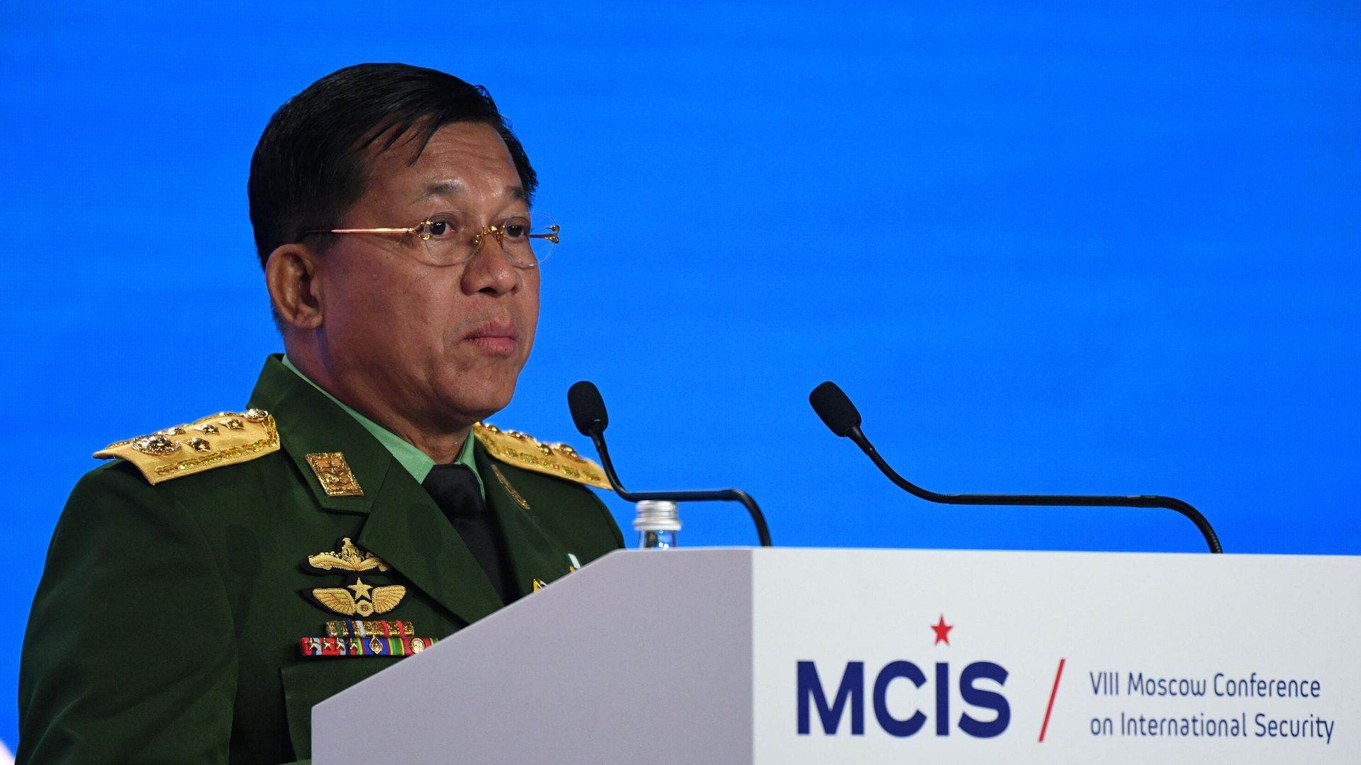 Военный лидер Мьянмы старший генерал Мин Аун Хлайн Военный лидер Мьянмы старший генерал Мин Аун Хлайн - РИА Новости, 1920, 03.08.2022