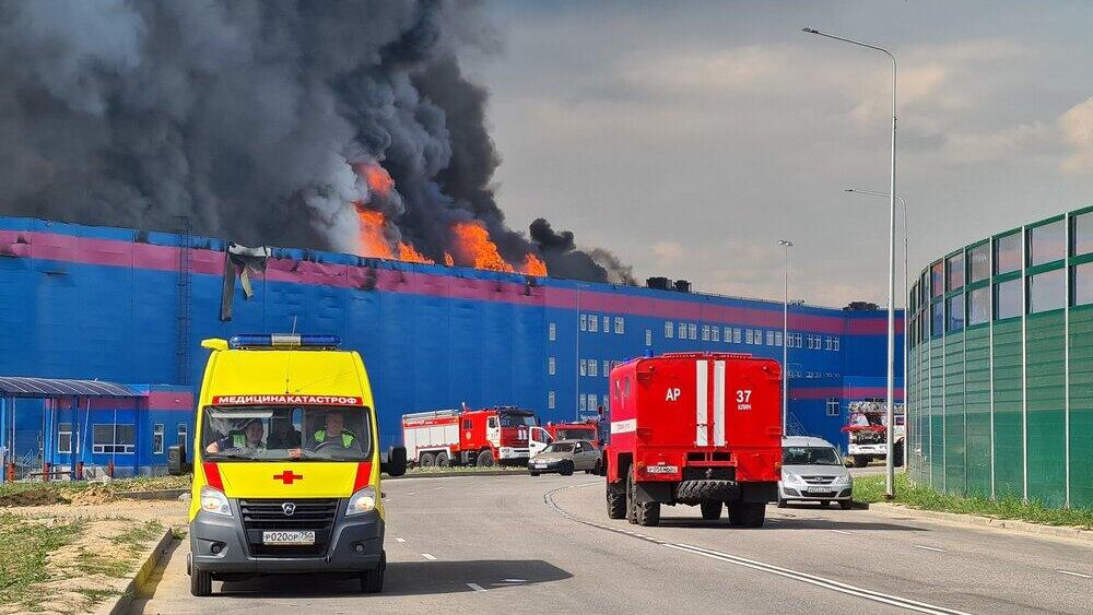 Пожар на складе Ozon в городском округе Истра Пожар на складе Ozon в городском округе Истра - РИА Новости, 1920, 03.08.2022
