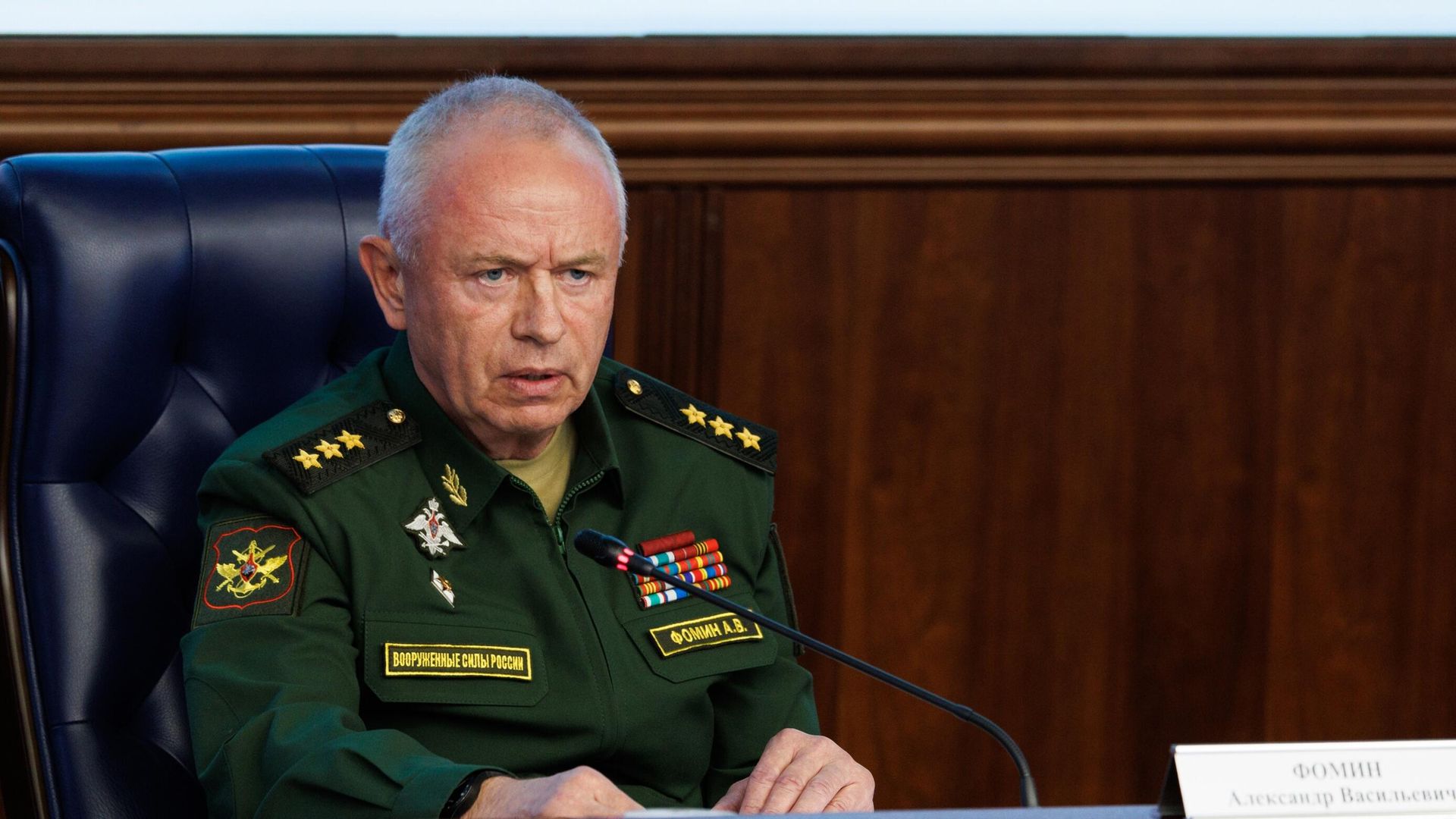 Заместитель министра обороны РФ Александр Фомин Заместитель министра обороны РФ Александр Фомин - РИА Новости, 1920, 13.09.2024