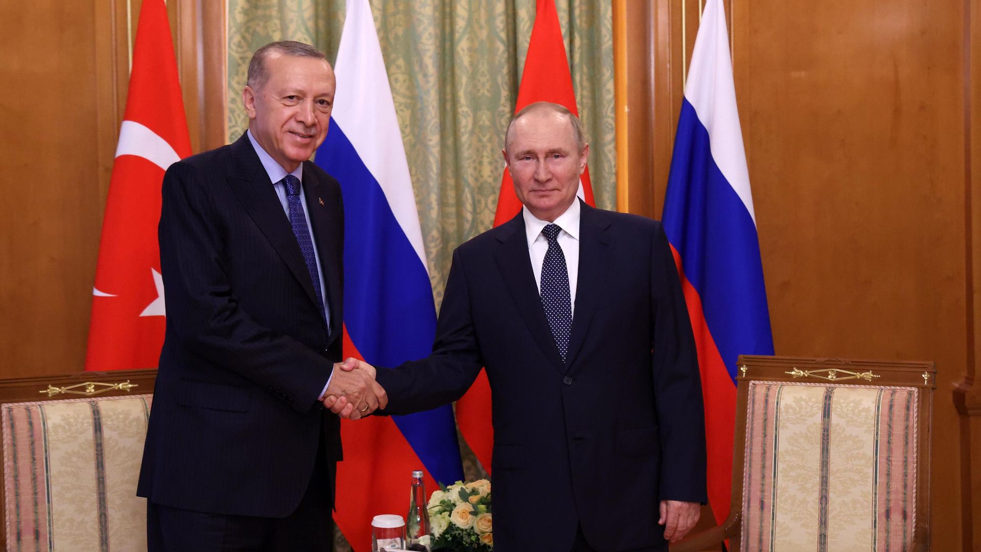 Президент России Владимир Путин и президент Турции Реджеп Тайип Эрдоган - РИА Новости, 1920, 08.07.2023