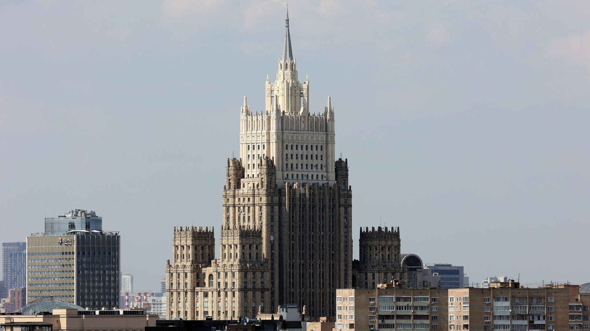 Здание Министерства иностранных дел России в Москве Здание Министерства иностранных дел России в Москве - РИА Новости, 1920, 16.11.2022