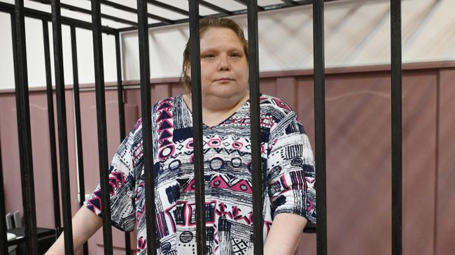 Журналистка Александра Баязитова на заседании Кузьминского суда города Москвы