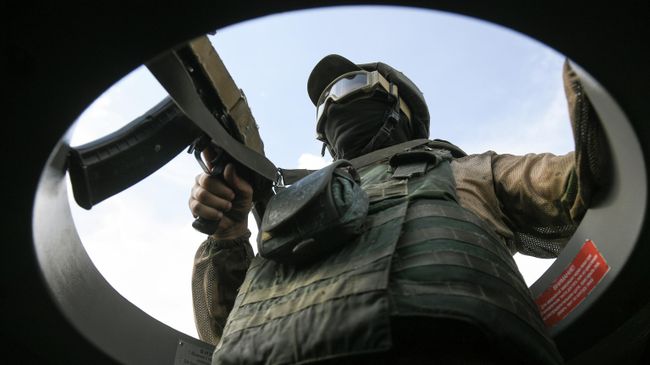 Российский военнослужащий