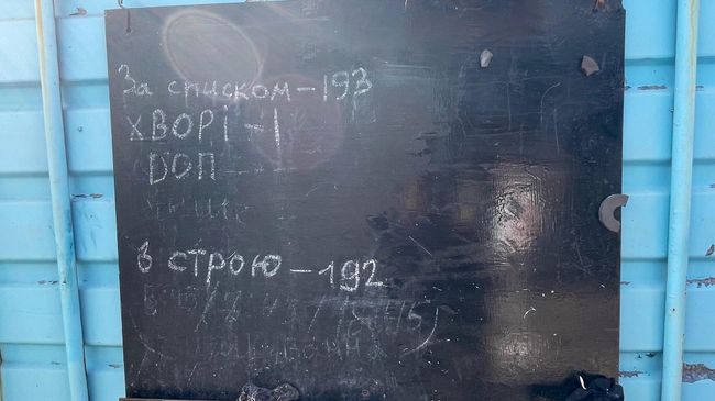 Доска учета пленных в лагере в Еленовке Доска учета пленных в лагере в Еленовке