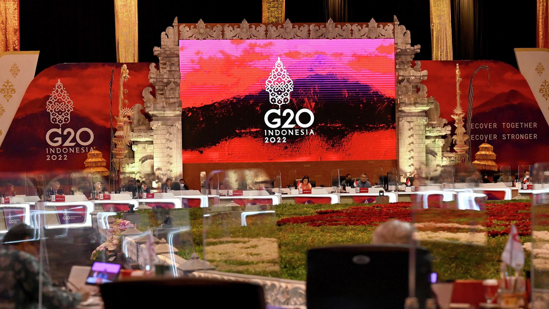 Логотип G20 в Индонезии Логотип G20 в Индонезии - РИА Новости, 1920, 07.11.2022