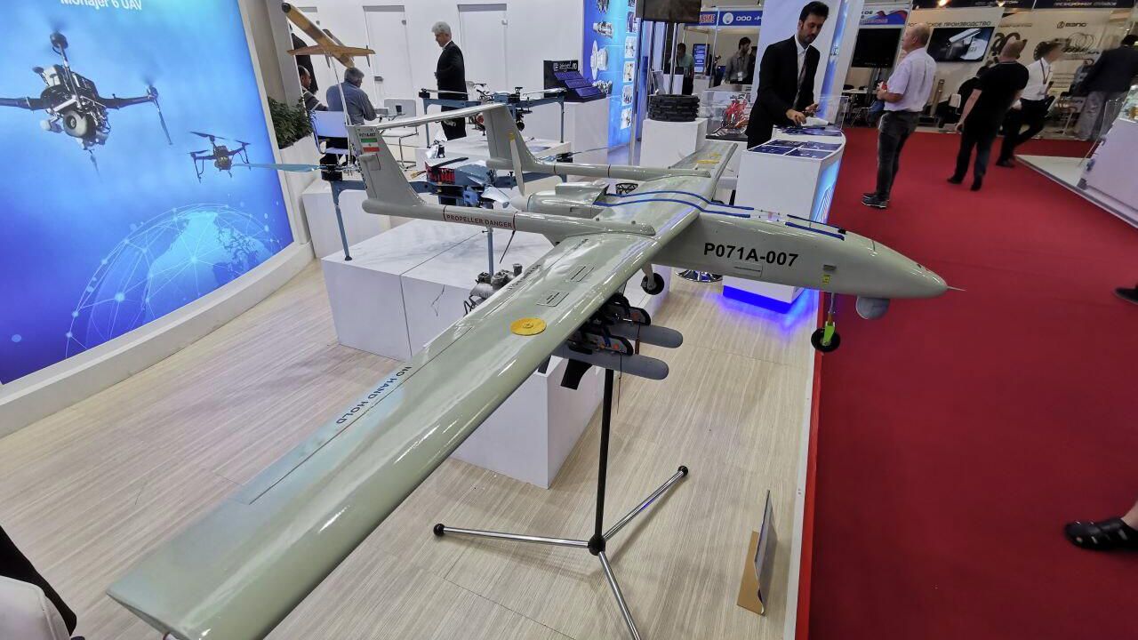Иранский БПЛА на выставке форума Армия-2022 Иранский БПЛА на выставке форума Армия-2022 - РИА Новости, 1920, 20.10.2022