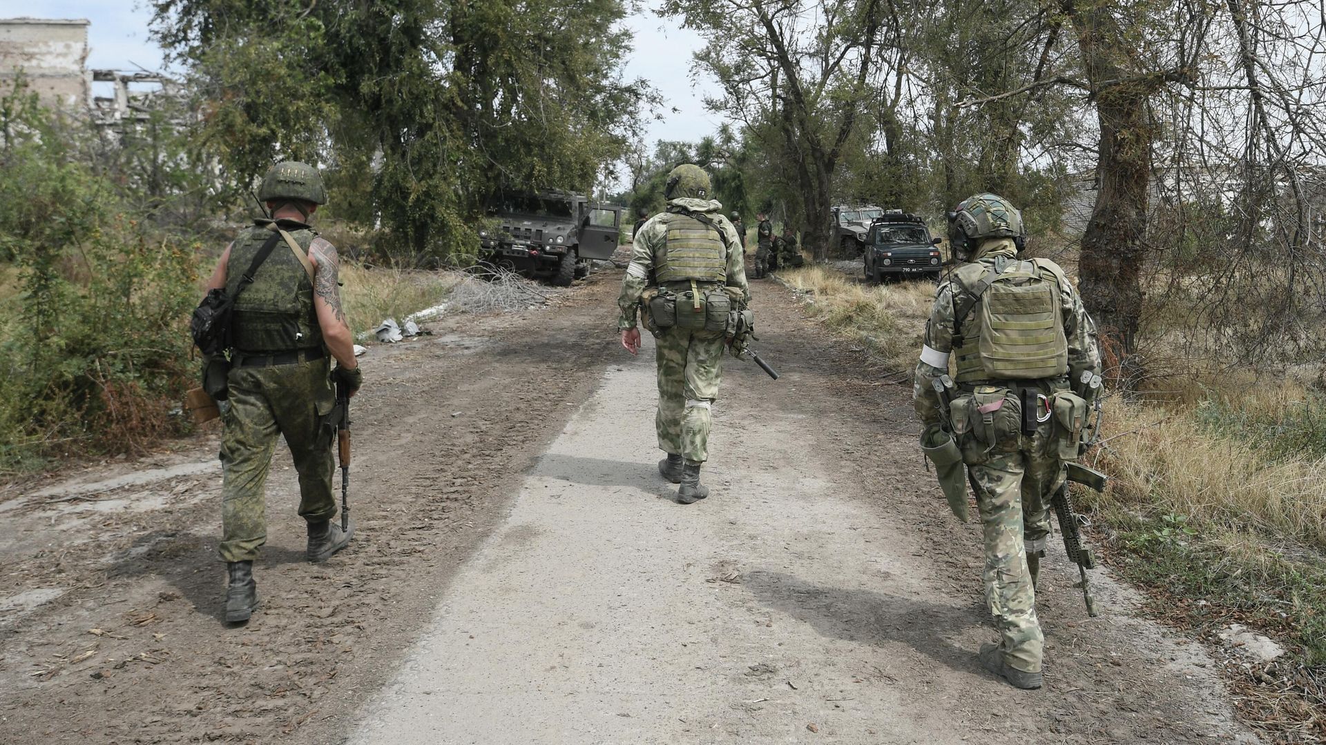 Военнослужащие ВС России в селе Александровка Херсонской области - РИА Новости, 1920, 21.08.2022