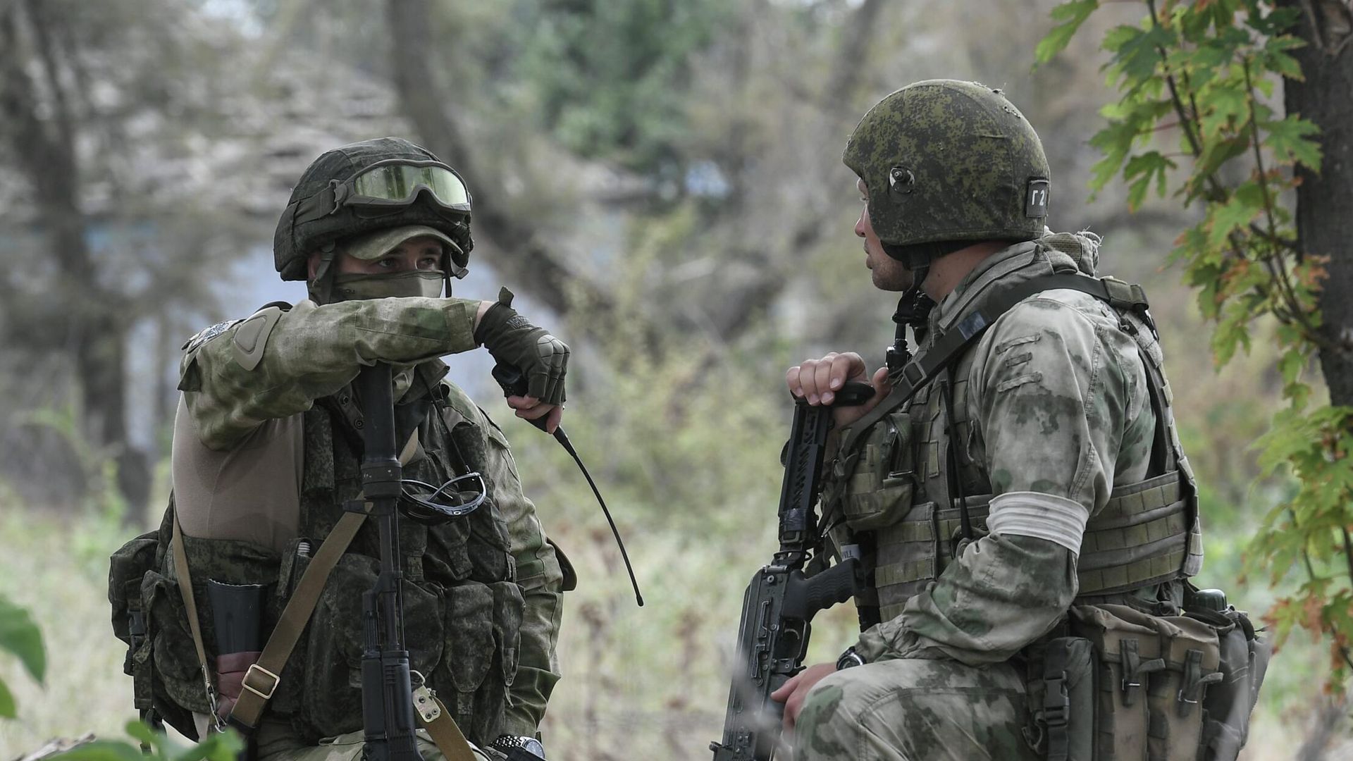 Российские военнослужащие в селе Александровка Херсонской области - РИА Новости, 1920, 01.09.2022