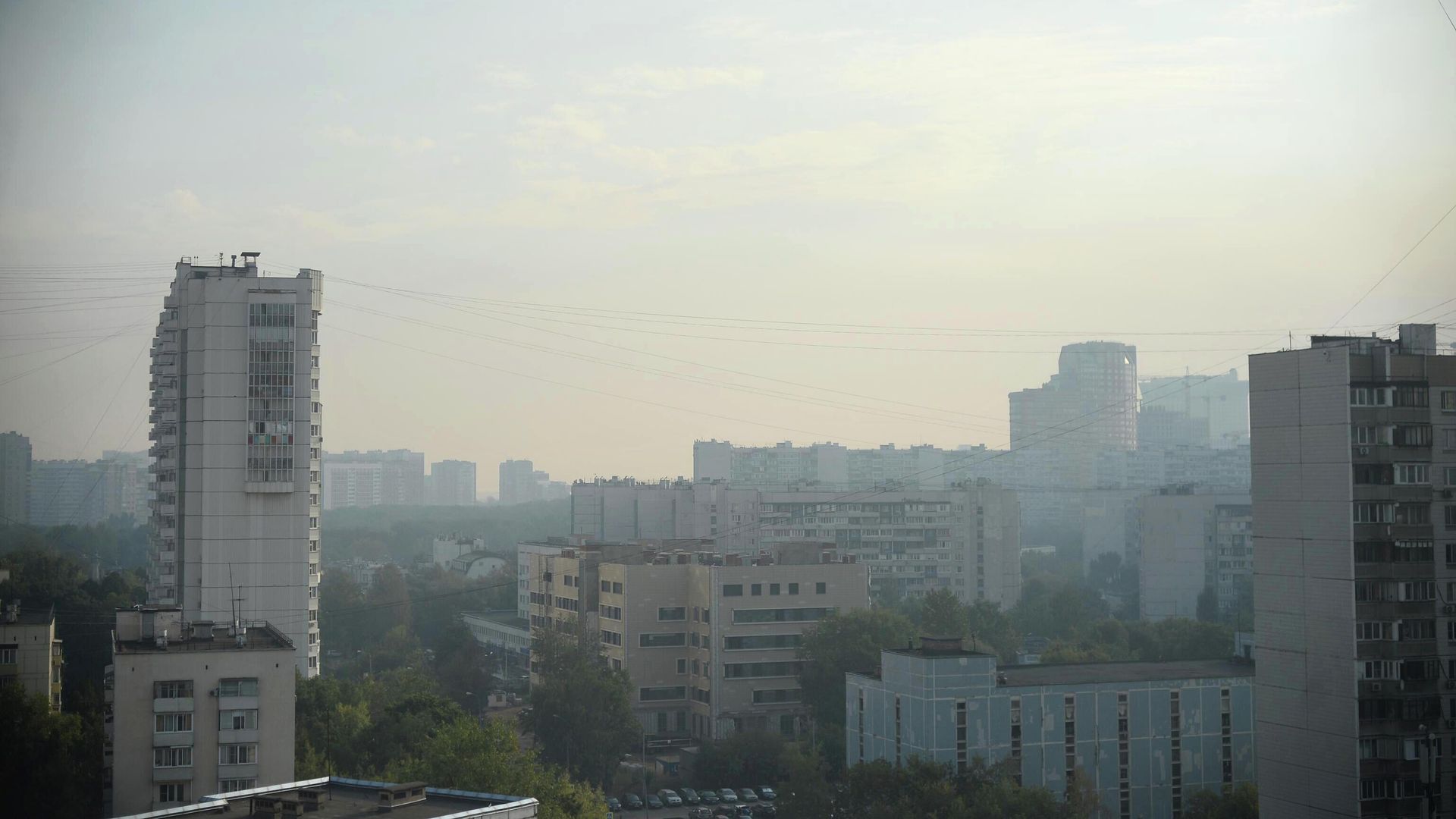 Смог в Москве из-за пожаров в Рязанской области Смог в Москве из-за пожаров в Рязанской области - РИА Новости, 1920, 18.08.2022