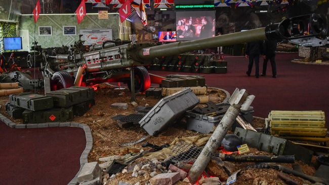 Оружие и военная техника, захваченные в ходе спецоперации на Украине, на выставке в рамках Международного военно-технического форума Армия-2022 Оружие и военная техника, захваченные в ходе спецоперации на Украине, на выставке в рамках Международного военно-технического форума Армия-2022