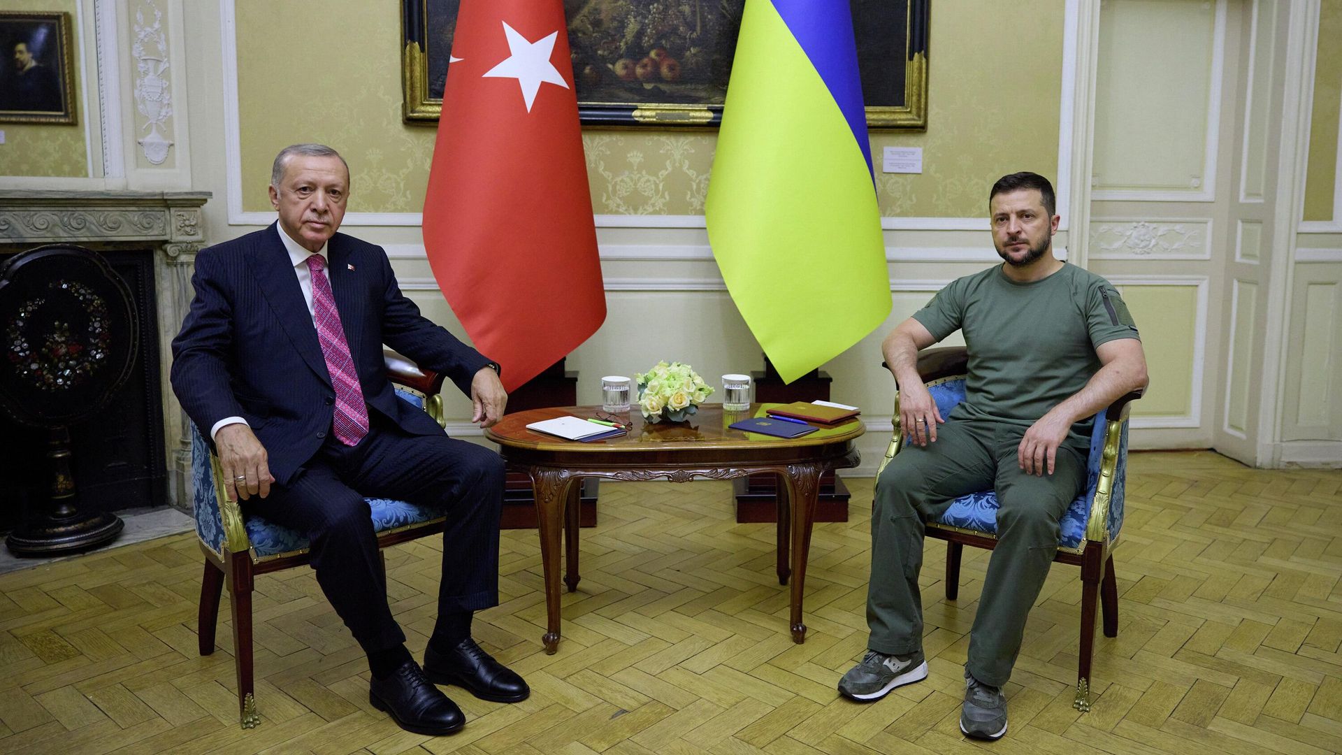 Президент Турции Реджеп Тайип Эрдоган и президент Украины Владимир Зеленский во время встречи во Львове - РИА Новости, 1920, 13.09.2022