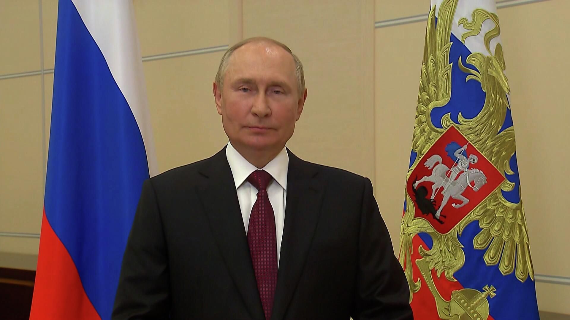 Поздравление Владимира Путина с Днем российского флага Поздравление Владимира Путина с Днем российского флага - РИА Новости, 1920, 22.08.2022