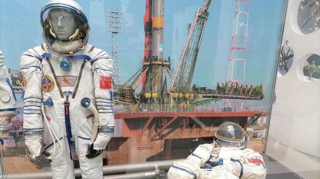 Скафандр в музее Скафандр в музее