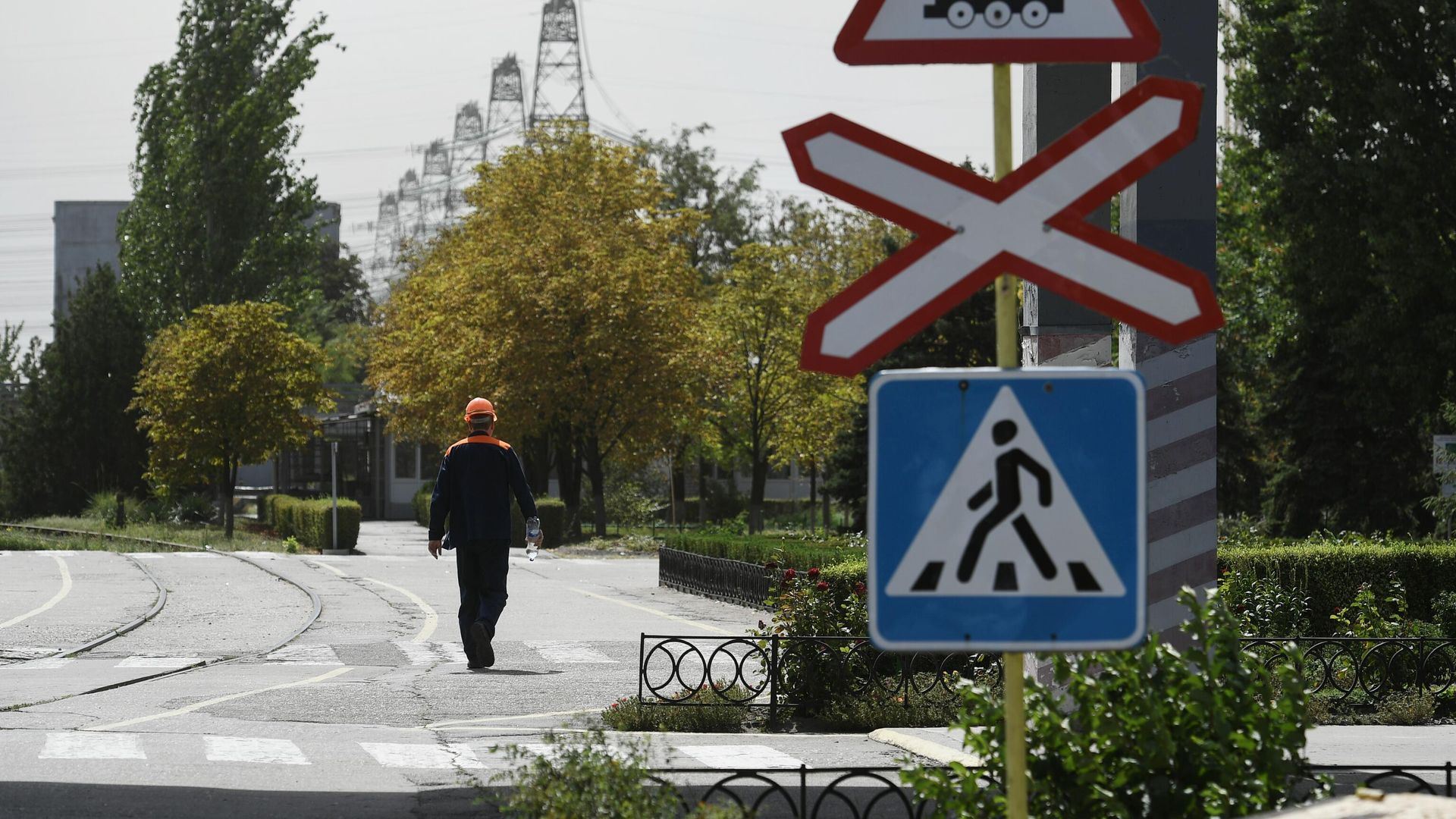 Территория Запорожской АЭС в Энергодаре Территория Запорожской АЭС в Энергодаре - РИА Новости, 1920, 28.08.2022
