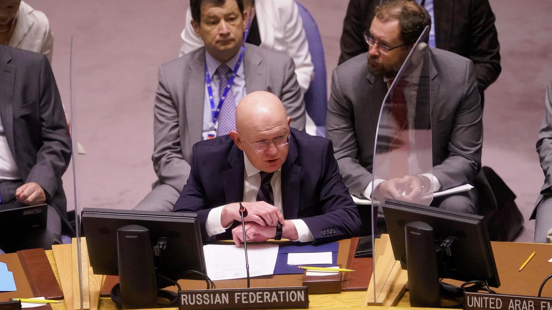 Постоянный представитель России при ООН Василий Небензя Постоянный представитель России при ООН Василий Небензя - РИА Новости, 1920, 02.04.2024