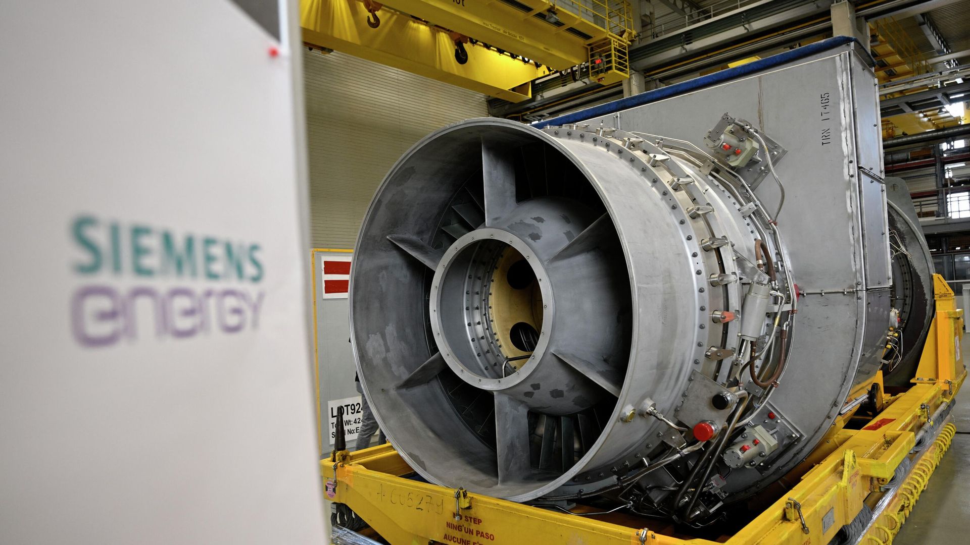 Турбина для газопровода Северный поток-1 на заводе Siemens Energy в Мюльхайме-на-Руре Турбина для газопровода Северный поток-1 на заводе Siemens Energy в Мюльхайме-на-Руре - РИА Новости, 1920, 02.09.2022