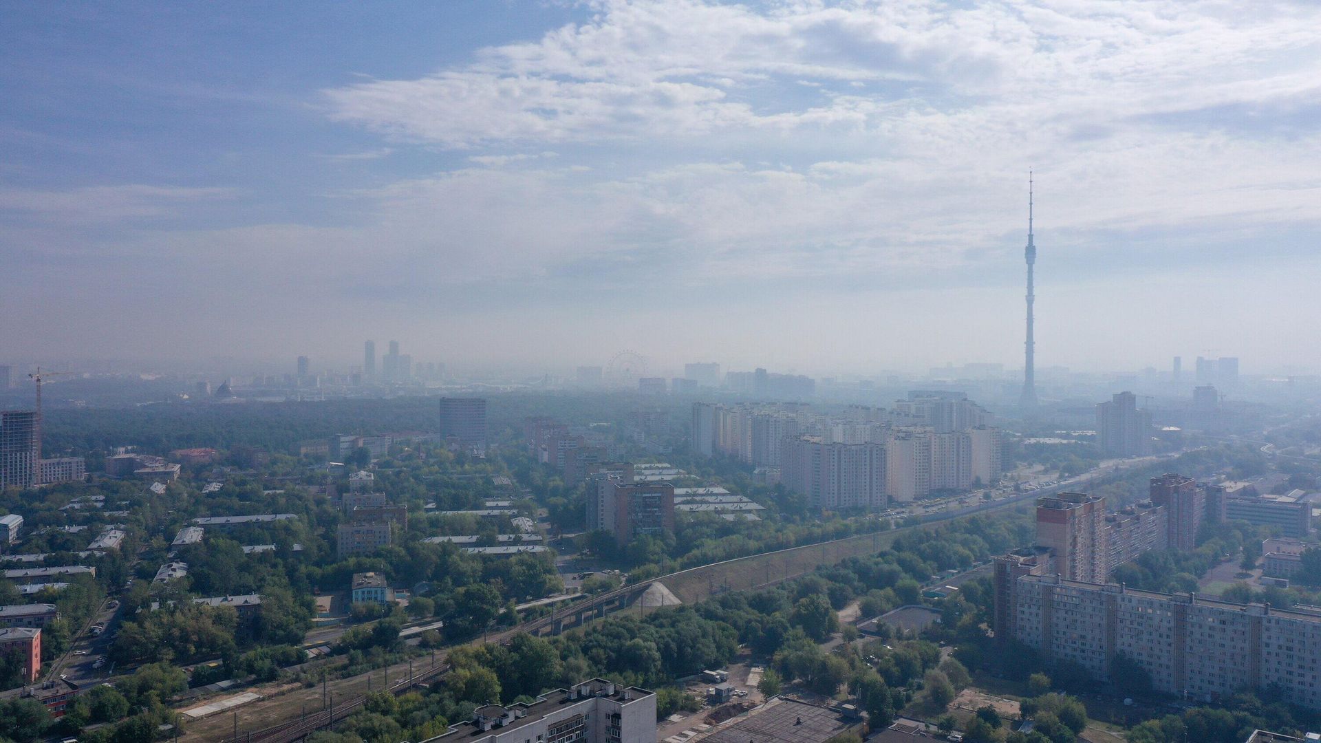 Смог над Москвой. 28 августа 2022 Смог над Москвой. 28 августа 2022 - РИА Новости, 1920, 29.08.2022