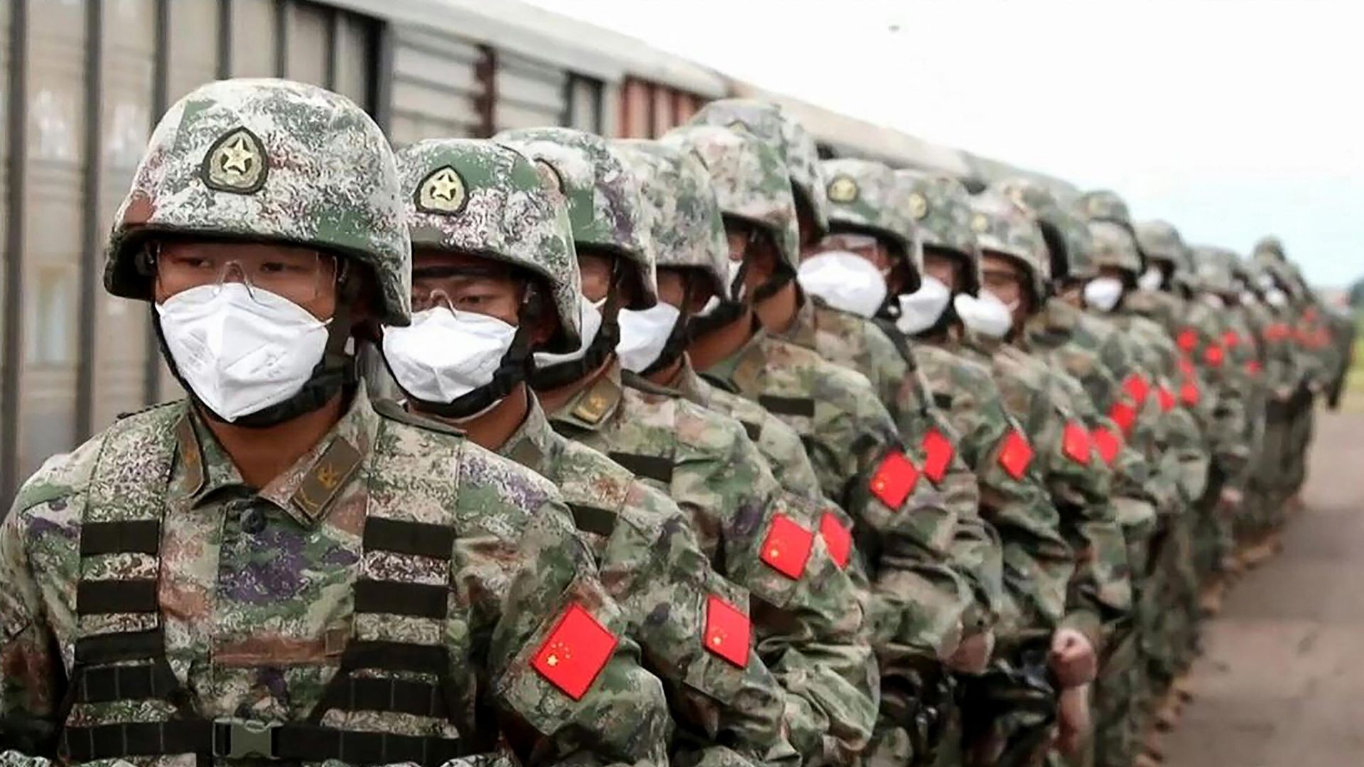 Китайские военные на военных учениях Восток-2022 в Приморском крае Китайские военные на военных учениях Восток-2022 в Приморском крае - РИА Новости, 1920, 30.08.2022