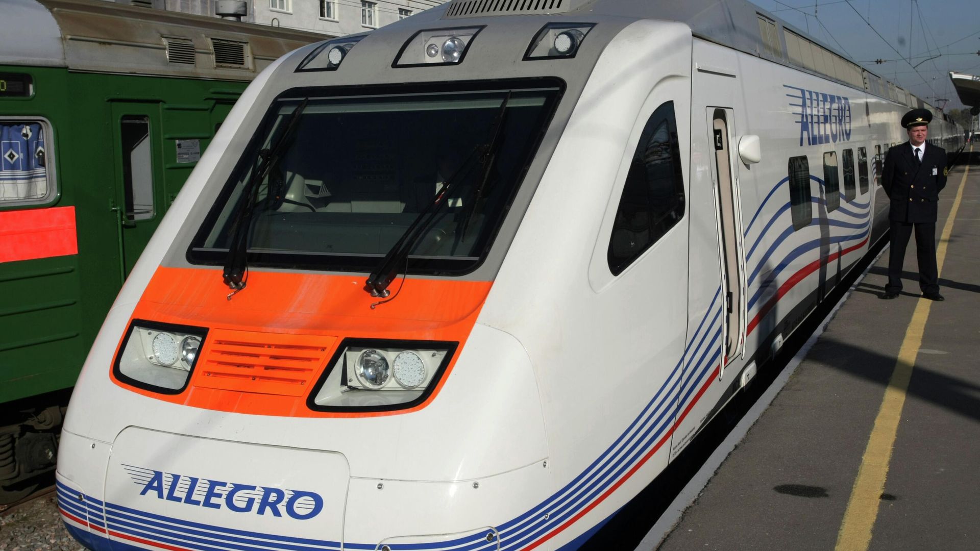 Скоростной поезд Аллегро Санкт-Петербург - Хельсинки Скоростной поезд Аллегро Санкт-Петербург - Хельсинки - РИА Новости, 1920, 30.08.2022