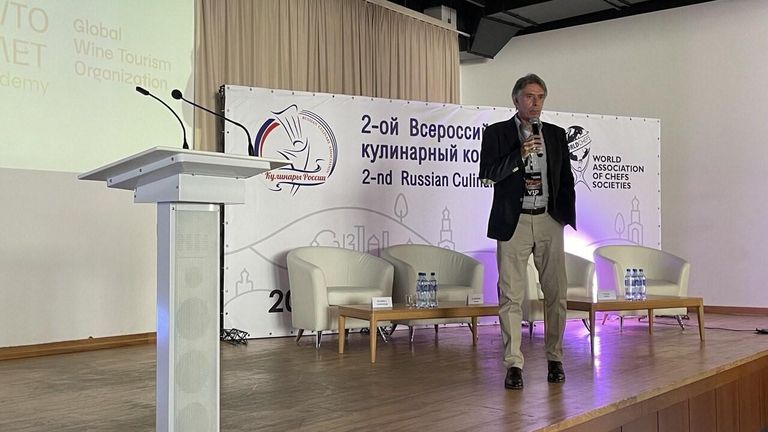 Хосе Антонио Видаль, президент Всемирной организации винного туризма (GWTO), Всероссийский конгресс Национальной ассоциации кулинаров Хосе Антонио Видаль, президент Всемирной организации винного туризма (GWTO), Всероссийский конгресс Национальной ассоциации кулинаров