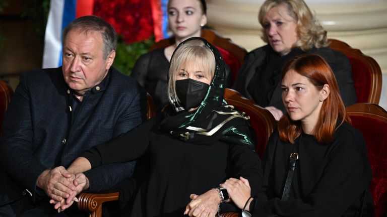 Дочь первого президента СССР Михаила Горбачева Ирина Горбачева-Вирганская на церемонии прощания с бывшим президентом СССР Дочь первого президента СССР Михаила Горбачева Ирина Горбачева-Вирганская на церемонии прощания с бывшим президентом СССР